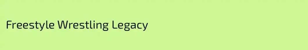 Freestyle Wrestling Legacy